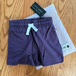 NWT Little Bipsy Dark Purple Kids Shorts 12-18 months